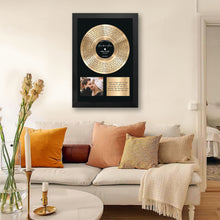 Load image into Gallery viewer, Custom Song Lyrics Vinyl Record Canvas Wall Art - Personalized Music Poster with Photo, Perfect Song Chords Couples One Year Anniversary - Paintings Inspirational Wall Art Gift for Him Her