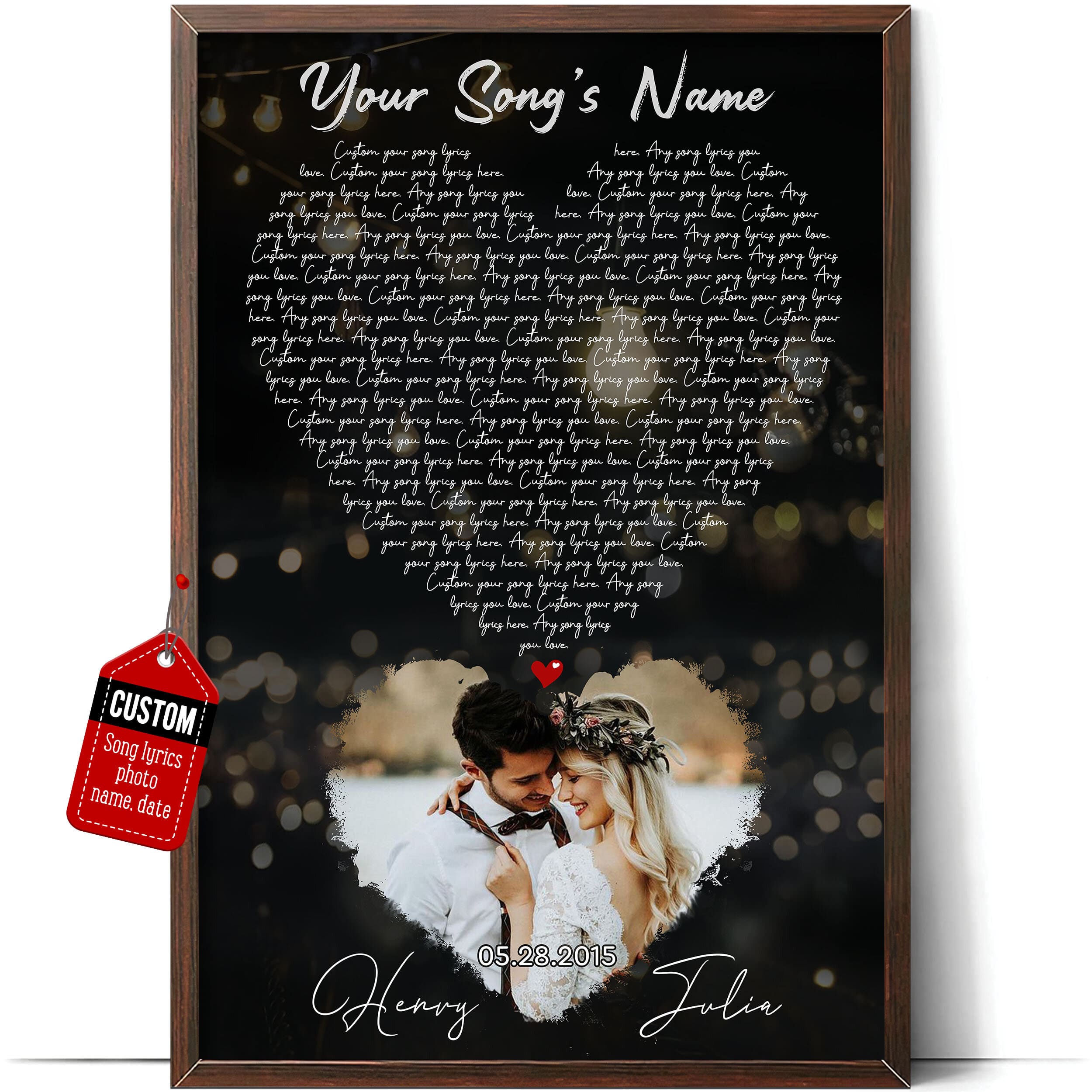 Customized Anniversary Gifts For Her, You And Me We Got This Canvas,  Anniversary Photo Gift